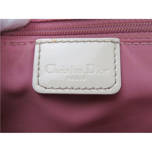 Dior Pink and Cream Monogram Crossbody Bag - Picture 11 of 15